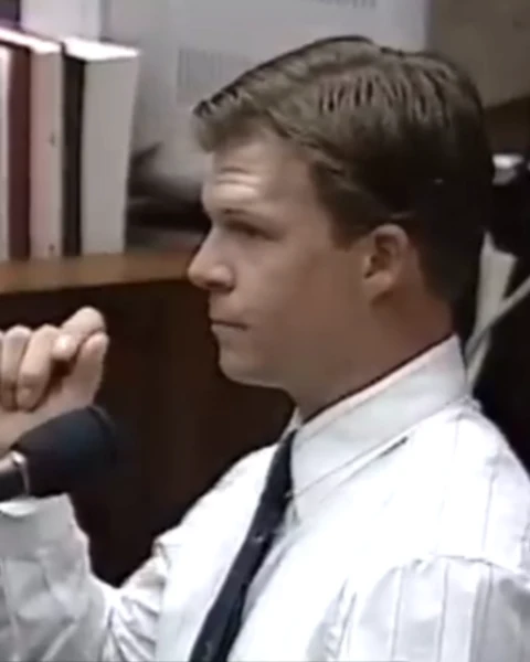 Courtroom still of Allan Park.