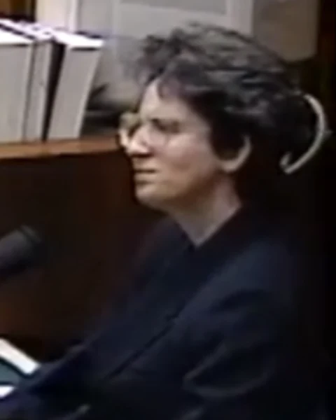 Courtroom still of Andrea Mazzola.