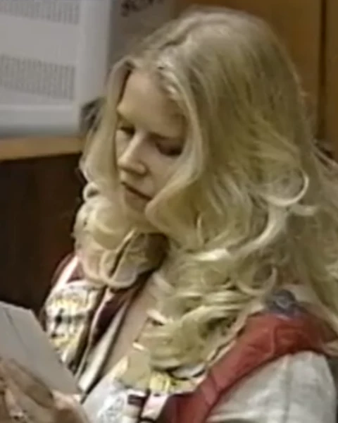 Courtroom still of Catherine Boe.