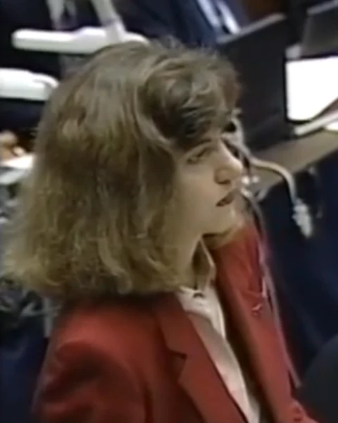 Courtroom still of Cheri Lewis.