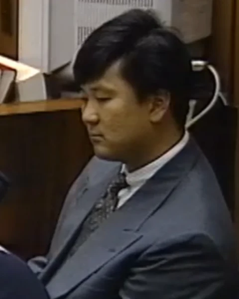 Courtroom still of Collin Yamauchi.