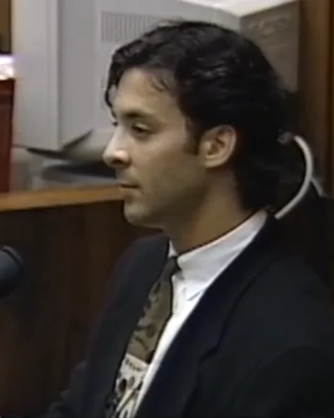 Courtroom still of Danny Mandel.