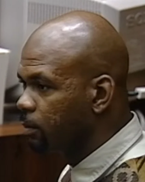 Courtroom still of Darryl Smith.