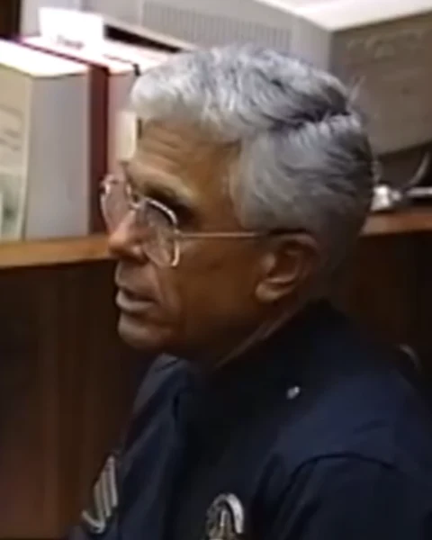 Courtroom still of Sgt. David Rossi.