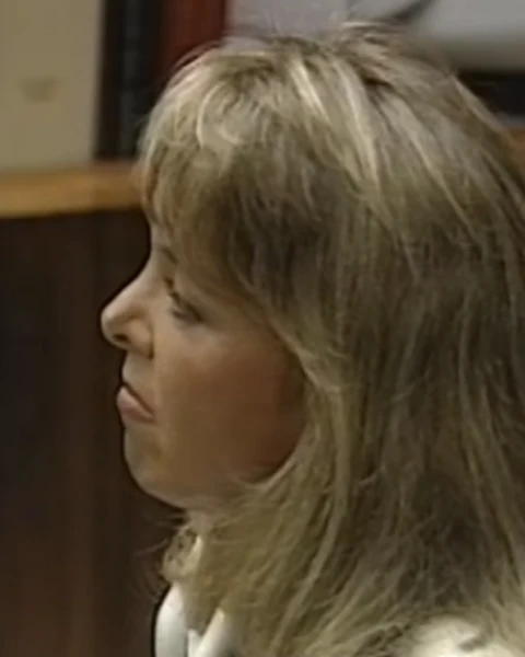 Courtroom still of Denise Pilnak.