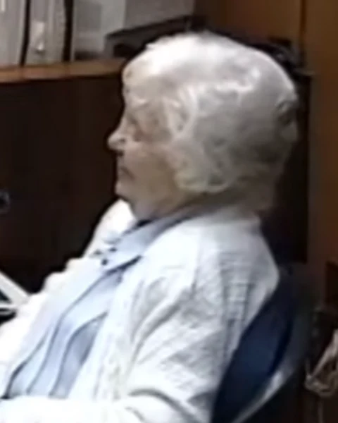 Courtroom still of Elsie Tistaert.