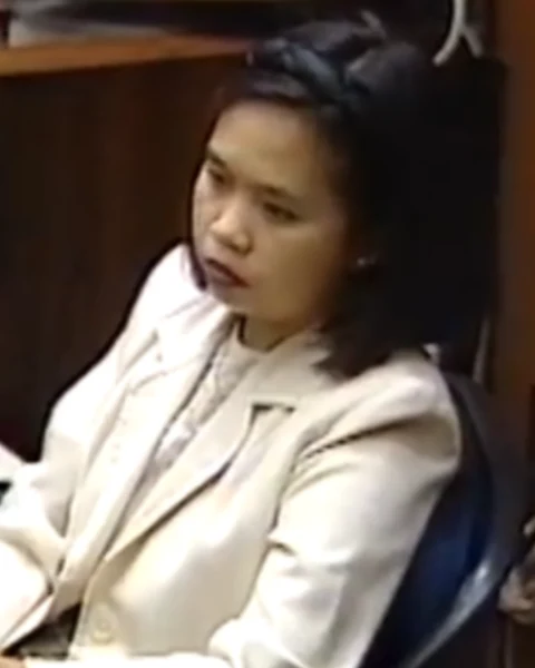 Courtroom still of Josephine Guarin.