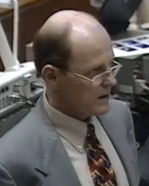 Courtroom still of Robert Blasier.