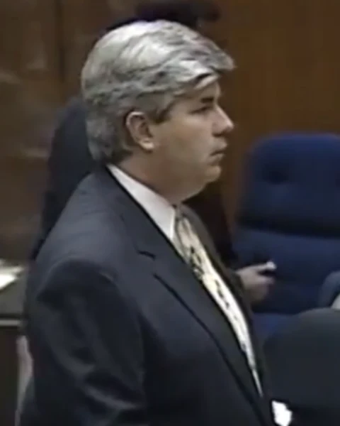 Courtroom still of Scott Gordon.