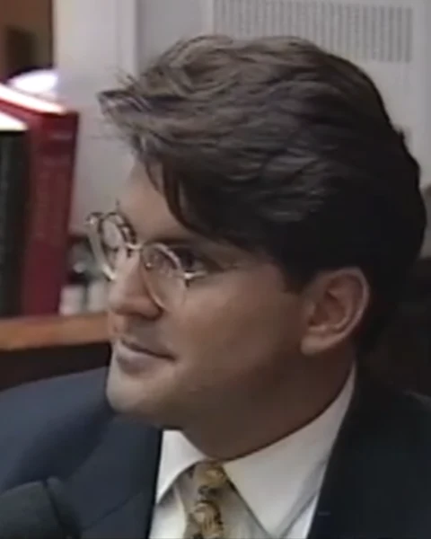 Courtroom still of Stephen Valerie.