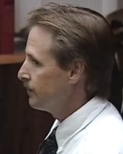 Courtroom still of Stewart West.
