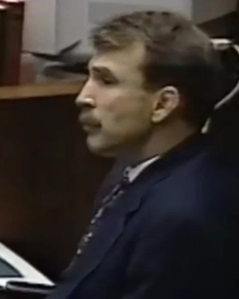 Courtroom still of Wayne Stanfield.