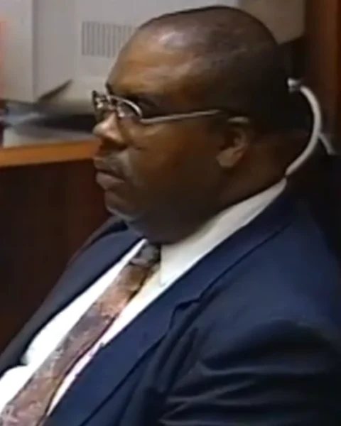 Courtroom still of Willie Ford.